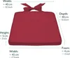 Beautissu Set di 4 cuscini per sedia Pia, 40x45 cm, rosso Anteprima dell’immagine prodotto 2