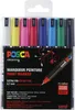 POSCA PC-1MR, Černá, Modrá, Zelená, Růžová, Červená, Náhled obrázku produktu 1