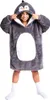 Noxxiez Kuschelige Hoodie-Decke für Kinder – Perfekt für 7 Produktbild-Vorschau 1