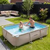 VirtuFit Rechteckpool 300×210×66 cm Beige mit Filterpumpe Produktbild-Vorschau 2