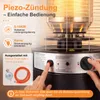 ZMH Plynový vonkajší ohrievač 10kW terasový žiarič Ø46x136 Náhľad obrázku produktu 2