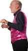 Pailletten-Weste Herren - pink, L Produktbild-Vorschau 4