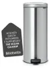 Brabantia Poubelle à pédale Newicon 30,0 L acier mat Voir les images du produit 6