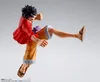 A figurine of Monkey D. Luffy from One Piece in a dynamic action pose. Podgląd zdjęcia produktu