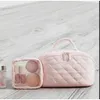 Borsa cosmetica imbottita da donna, borsa per trucchi Anteprima dell’immagine prodotto 4