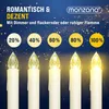 MONZANA® Christbaumkerzen LED Kabellos 30er Set Batterie Produktbild-Vorschau 7