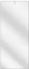 A clear, rectangular screen protector with a hole at the top for hanging. Produktbild-Vorschau