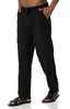 Red Bridge Herren Leinen Hose weite Freizeithose Schwarz L Produktbild-Vorschau 3