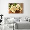 Leinwandbild gelbe und weiße rosen 100x70 cm Feeby beige Produktbild-Vorschau 2