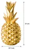 Deko Ananas Wohnzimmer Tischdeko aus Kunstharz - Ananas aus Produktbild-Vorschau 3