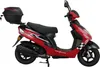 Motorroller CityLeader 50 ccm 45 kmh EURO 5 rot inkl. Produktbild-Vorschau 9