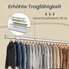 SONGMICS, stojan na oblečení na kolečkách, kovový, výsuvný, Náhled obrázku produktu 7
