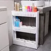 SPRINGOS pojazdný regál 3 police Kúpeľňový policový stojan Náhľad obrázku produktu 7