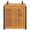 vidaXL Záhradný box 45x45x45/53 cm z masívneho dreva akácie Náhľad obrázku produktu 5
