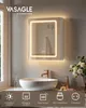 Wandschrank mit Spiegel und LED-Beleuchtung, Produktbild-Vorschau 2