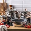 Klausberg Kochtopfset KB-7700 aus Edelstahl 12 Teile Produktbild-Vorschau 2