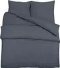 vidaXL Ensemble de literie Anthracite 260x240 cm coton Voir les images du produit 1