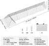 SucceBuy -Tunnel pour poulets, 157,5 x 39,4 x 24,2 pouces Voir les images du produit 7
