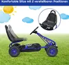 Kinder Gokart mit Handbremse & verstellbarem Sitz, Tretauto Produktbild-Vorschau 6