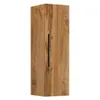 A single, tall, rectangular wooden shelf with a black handle is shown against a white background. Voir les images du produit