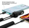 Auto Ladekabel Zigarettenanzünder USB Typ C Kfz Ladegerät Produktbild-Vorschau 5