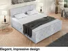 MEBLINI Boxspringbett mit Bettkasten - Gepolstert Produktbild-Vorschau 4