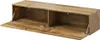 A wooden TV cabinet with two open compartments and doors. Produktbild-Vorschau