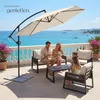 tectake® Ampelschirm Artemis 3 x 3 m, 360° drehbar mit Produktbild-Vorschau 7