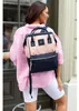 Himawari dámsky mestský batoh polyester ružový 40x27x17 cm Náhľad obrázku produktu 12