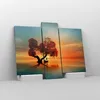 Bild auf Leinwand - Leinwandbild - See Natur Nacht - Produktbild-Vorschau 4