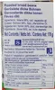 The image shows the back of a food product packaging with nutritional information and ingredients. Anteprima dell’immagine prodotto