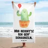 Mr. & Mrs. Panda Strandtuch Kaktus Luftballon - Weiß - Produktbild-Vorschau 2