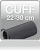 A close-up of a blood pressure cuff with text indicating its size. Náhled obrázku produktu
