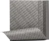 A stack of gray paper sheets with a repeating pattern of text and logos. Voir les images du produit