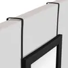 Türspiegel 35x109cm weiß hängend Metall Produktbild-Vorschau 3
