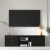 HOMAVO TV-Schrank 160 cm – Modernes Wohnzimmermöbel mit 3 Produktbild-Vorschau 2