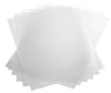 A stack of transparent plastic sheets fanned out. Produktbild-Vorschau