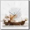 Coloray Uhr auf Leinwand 30x30 cm Wand Uhr Dekoration Produktbild-Vorschau 1