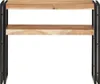 vidaXL Konzolový stolek 90x30x75 cm z masivního dřeva Náhled obrázku produktu 1
