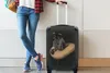 MuchoWow® Koffer Handgepäck Trolley Rollkoffer Kleine Produktbild-Vorschau 5
