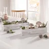 2x Pflanzkasten Shabby Holz weiß – Blumenkasten Produktbild-Vorschau 7