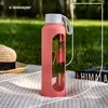 Sklenená fľaša na pitie Wessper so silikónovým obalom – 0,5 Náhľad obrázku produktu 5