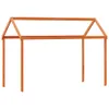 The Living Store Hochbett mit Dach Wachsbraun 90x200 cm Produktbild-Vorschau 7
