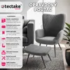 tectake® Sessel Hygge polstrovaný Náhled obrázku produktu 3