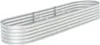Garten-Hochbeet 320x80x44 cm Verzinkter Stahl Silbern , Produktbild-Vorschau 2