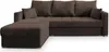 A brown sectional sofa with a chaise lounge is shown against a white background. Produktbild-Vorschau