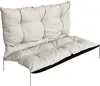 A tufted cushion set for a swing bench or garden bench. Podgląd zdjęcia produktu