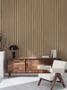 Vliesbehang, strepenmotief, beige en bruin, strepenlook, Productafbeelding-voorbeeld 12