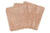 Three copper-colored cleaning cloths are stacked on a white background. Anteprima dell’immagine prodotto