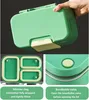 Brotdose Kinder mit 3 Fächern Edelstahl, Bento Lunch Box Produktbild-Vorschau 5